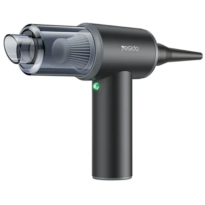 Aspirateur de voiture sans fil YESIDO VC15 avec affichage LED, 100 vitesses réglables, aspiration puissante de 10000Pa, souffleur de poussière