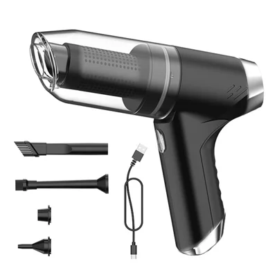 SUITU ST-6617C Aspirateur à moteur à brosse Forte aspiration Aspirateur portable pour voiture Maison Nettoyage - Noir
