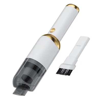 P9 13000Pa Mini Vacuum Cleaner with Flashlight and Detachable Handle for Home / Car - White
