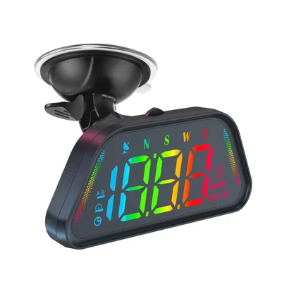 G23 GPS HUD Head-Up Display Uniwersalny Samochodowy Prędkościomierz z Kompasem Wysokość Automatyczne Włączanie / Wyłączanie - Czarny