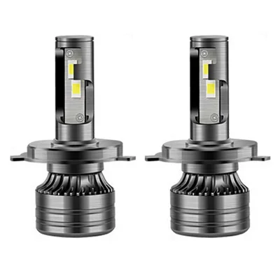 FV7 2Pcs H4 LED Headlights 120W 6000K High Low Beam Waterproof Car Front Driving Lamp