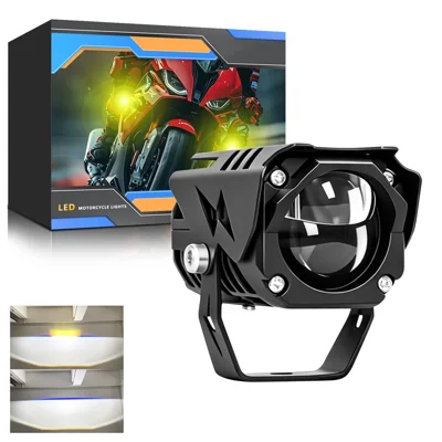 M8 Luz LED para Motocicleta 40 W 5500 Lm Impermeable IP68 Foco Doble Haz para Conducción Off-Road - Negro