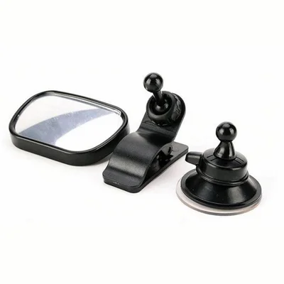 Specchio di sicurezza per auto per bambini TIROL, specchietto retrovisore con ventosa e staffa a clip per bambini, neonati e bambini piccoli