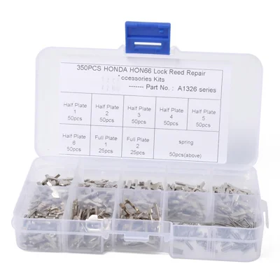 A1326 350Pcs For Honda HON66 Half / Full Plate Lock Reed Repair Accessories Kits