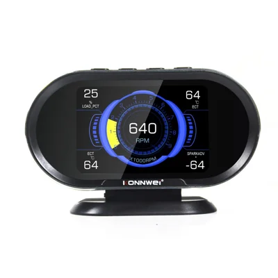 Konnwei KW206 Auto Diagnostic Scanner Autoboard Oneard Gauge + Obdii Motor Escáner