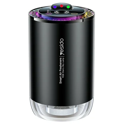 YESIDO VC14 Bilaromatdiffusor Smart Luftaromat Återladdbar RGB Stjärnhimmel Ambientlampa