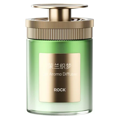 ROCK 180g Solid Car Air Freshener with 360-Degree Scent Diffusion, Activated Carbon Odor Removal - Jasmine Dreamweave