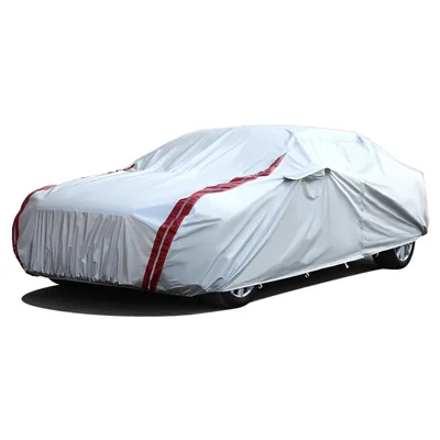 Capa para Carro em Tecido Oxford, Proteção Contra Chuva, Neve, UV, Sol e Granizo, Todas as Condições Meteorológicas, com Bolsa de Armazenamento - 2XL