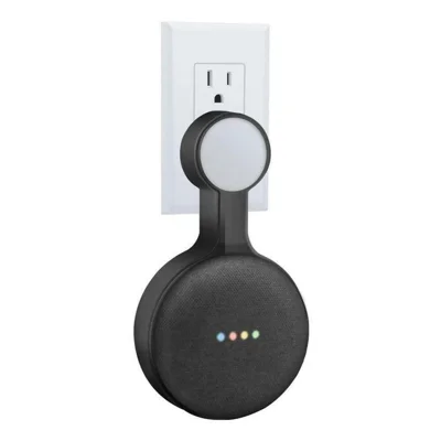 Porta a Parete Accessorio Per Parentesi Per Altoparlanti Montato a Parete Per Google Home Mini Smart Speaker - Nero