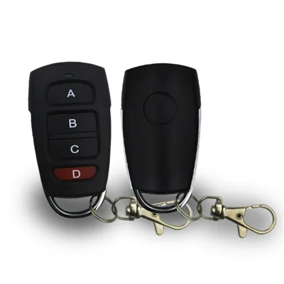 433MHZ Control remoto inalámbrico de 4 canales Abridor de puerta de garaje Clon Clonar código Copiador de llave de coche