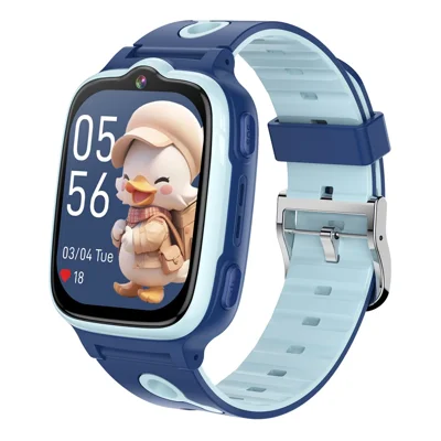 W19 4G Children SOS Smart Watch 1.83 inch Color Screen Video Calling for Kids - Blue