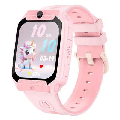 LT16 4G 1.83 inch Touchscreen Children SOS Smartwatch with Video Calling for Kids (Europe  /  Asian  /  Africa Version) - Pink