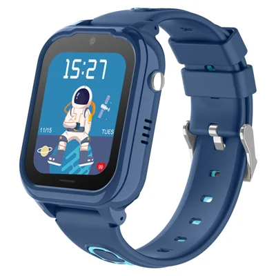 D38 4G Kids Smart Watch Children GPS Tracker Voice Call SOS Function Alarm Clock Android 4.4 Phone Watch - Blue