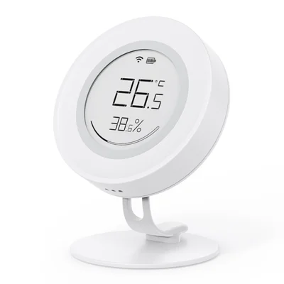 ZWHS16 Zigbee Home Smart Temperature Humidity Sensor E-Ink Display Screen App Remote Control