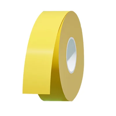 Thermal Paper Roll 15mm x 4m Waterproof Oil-Resistant Tear-Resistant Printing Paper for Portable Label Printers - Yellow