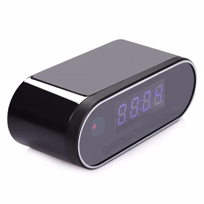 HD 1080P Clock Camera WiFi Mini Cam IR Night Vision Alarm Camcorder Video Recorder Motion Detection