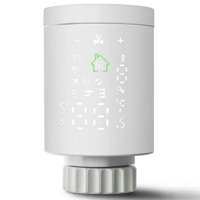 RV01 Zigbee Radiator Valve Smart Home Thermostat Controller Support Smartphone Tuya Remote Control