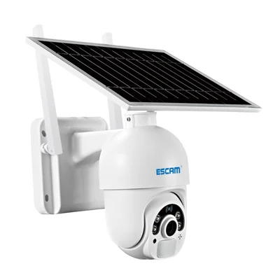 ESCAM QF450 1080P Cloud Storage 4G PIR Alarm Dome Pan/Tilt CCTV IP Camera with Solar Panel - EU Edition