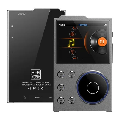 T10 HiFi-musikspelare 16 GB 2,4 tum skärm högkvalitativ ljudspelare utan förlust BT 5.0