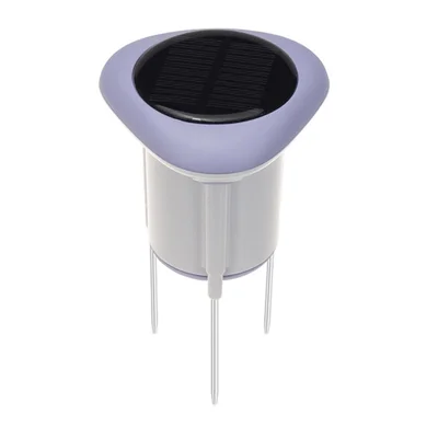 NEO ZigBee NAS-STH02B IP66 Wodoodporny inteligentny czujnik gleby zasilany energią słoneczną, monitor temperatury, wilgotności i przewodności elektrycznej (EC) z kontrolą przez aplikację - Szary