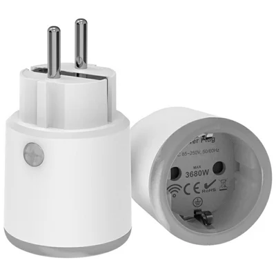 NEO Matter NAS-WR10WM 16A Presa Intelligente WiFi con Misuratore di Energia Controllo Intelligente per Apple / Google / Amazon - Spina UE