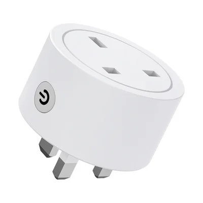 NEO NAS-WR16WM Presa Intelligente WiFi Matter da 16A con Misuratore di Energia Compatibile con Apple Home / Google Assistant / Amazon Alexa, Spina UK