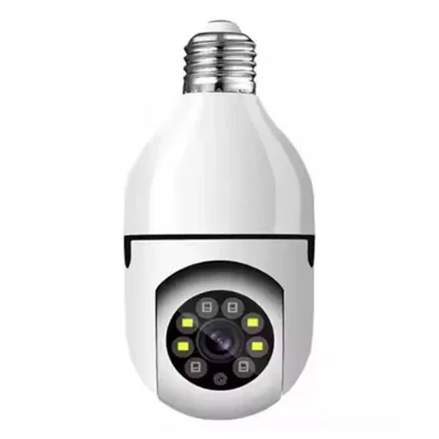 WiFi Bulb Security Camera Wireless 360° Panoramic Night Vision Surveillance Camera for Home