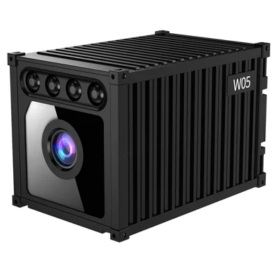 MZ05 4K HD мини-камера, камера видеонаблюдения в корпусе контейнера с магнитным креплением, ночным виденьем и обнаружением движения — черная