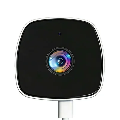 4MP Window Security Camera WiFi Dual-Band Night Vision Human Detection Two-Way Audio Safety Camera (No Memory Card) - White Black
