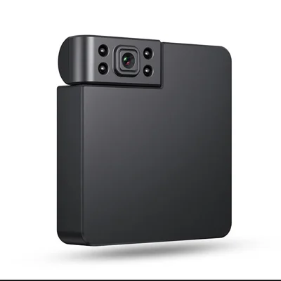 Cámara inteligente WK11 1080P, rotación de 180 grados, WiFi, visión nocturna, cámara de seguridad con batería de 1200 mAh para vigilancia en el hogar y de niños - Negro