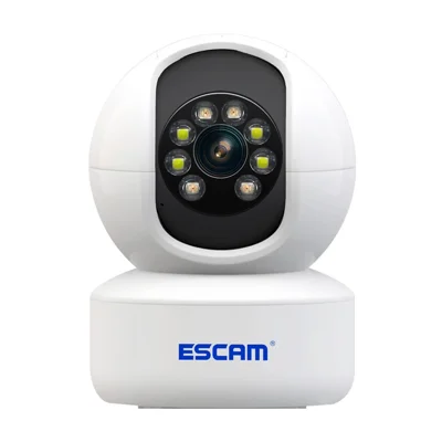 ESCAM QF005 3.0MP WiFi Caméra IP de détection de présence bidirectionnelle avec haut-parleur - Prise US