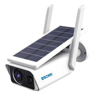 ESCAM QF180 HD 3MP H.265X Batería PIR Alarma Almacenamiento en la Nube WiFi Cámara IP a Prueba de Agua Cámara de Seguridad Doméstica Monitor Soporte Conversación Bidireccional, Versión Día/Noche
