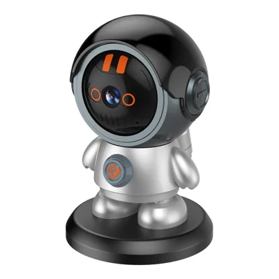 ESCAM PT302 3MP 1296P One Click Call Robotman H.265 WiFi IP Camera Home Security CCTV - EU Plug