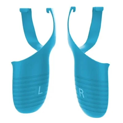 KJH OQ2-002 1 Pair For Oculus Quest 2 VR Silicone Sleeve Handle Controller Case Cover - Blue