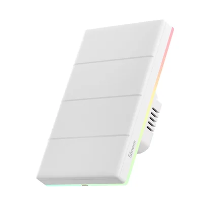 SONOFF TX Ultimate WiFi / eWeLink-Remote Smart Touch Wall Switch with RGB Light - US Plug / T5-4C-120