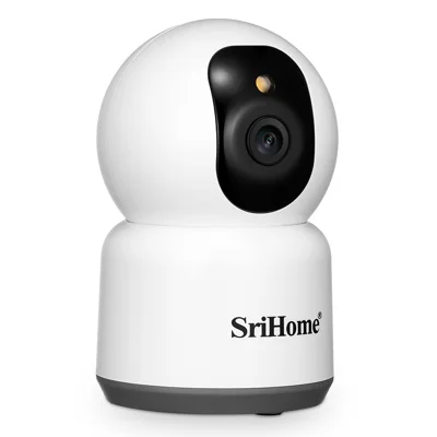 SRIHOME SH038 2.4G / 5G Dual Band 5.0MP 2-Way Audio WiFi IP Camera Night Vision Baby Monitor - US Plug
