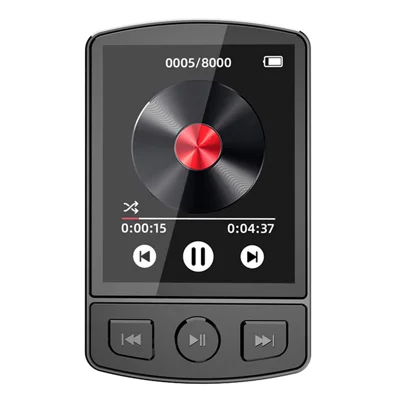 MP3-07 8GB Portable Bluetooth-compatible MP3 / MP4 FM Radio 1.77-inch Screen Music Video Player