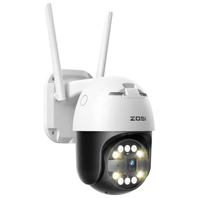 ZOSI C2965W 5MP HD Camera Humanoid Tracking Two-Way Talk APP Monitoring Outdoor Indoor Security Camera - US Plug