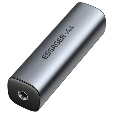 ESSAGER Portable 3.5mm Audio Ground Loop Isolator Noise Eliminator for Home Car Stereo Audio System