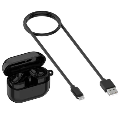 Per Samsung Galaxy Buds3 Pro R630 Custodia di Ricarica Dock Sostitutivo con Cavo - Nero
