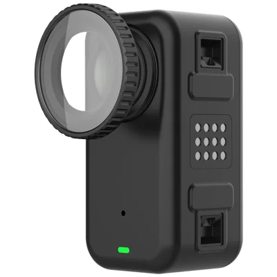 For DJI Osmo Nano Lens Protector Curved Optical Tempered Glass Camera Protective Cap with Cleaning Cloth