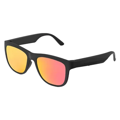 Smart Bluetooth-compatible Glasses UV Protection Music Player Sunglasses for Android / iOS - Red