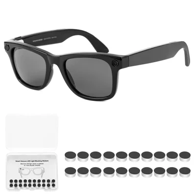 20 stuks LED-verlichting blokkerende sticker voor Meta Ray-Ban Wayfarer / Skyler / Headliner Smart Glasses-accessoires - AI Smart Glasses Camera lichtblokkerende patch 20 stuks