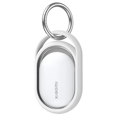 CT50 pour Xiaomi Tag Étui de Protection Intégral en TPU Étanche Anti-Perte Couverture pour Tracker - Blanc