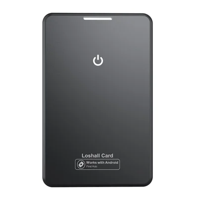 F14 Localisateur en Carte 300 mAh en ABS Compatible Bluetooth Find Hub pour Portefeuilles et Clés - Noir
