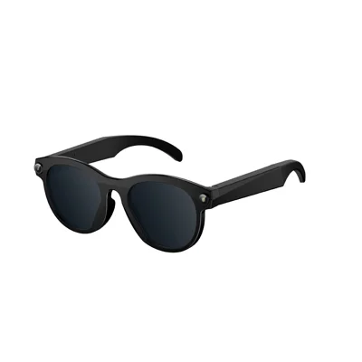 M89-S AI Smart Glasses 800W Camera 290mAh Bluetooth-compatible Sunglasses Built In Flashlight - Black