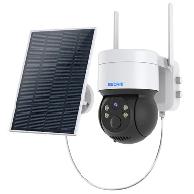 ESCAM QF170 2MP Telecamera di sicurezza IP con rilevamento del movimento PIR, comunicazione bidirezionale, ricaricabile, visione notturna e supporto per archiviazione cloud