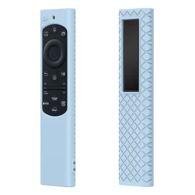 SX001 For Samsung 2022 BN59 Smart TV Remote Shockproof Silicone Cover Protective Sleeve with Lanyard - Blue