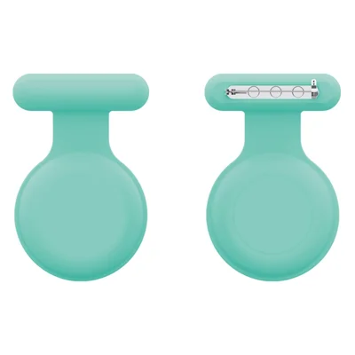 For Apple AirTag Bluetooth-compatible Tracker Protector Soft Silicone Anti-Lost Pet Locator Cover - Mint Green