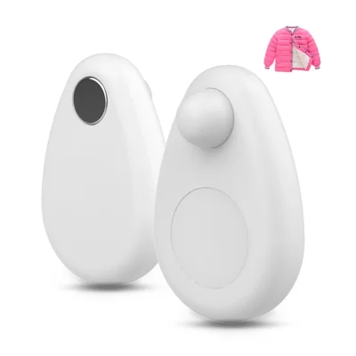 Waterproof Silicone Sleeve for Apple AirTag Bluetooth-compatible Tracker Anti-Lost Locator Cover - White